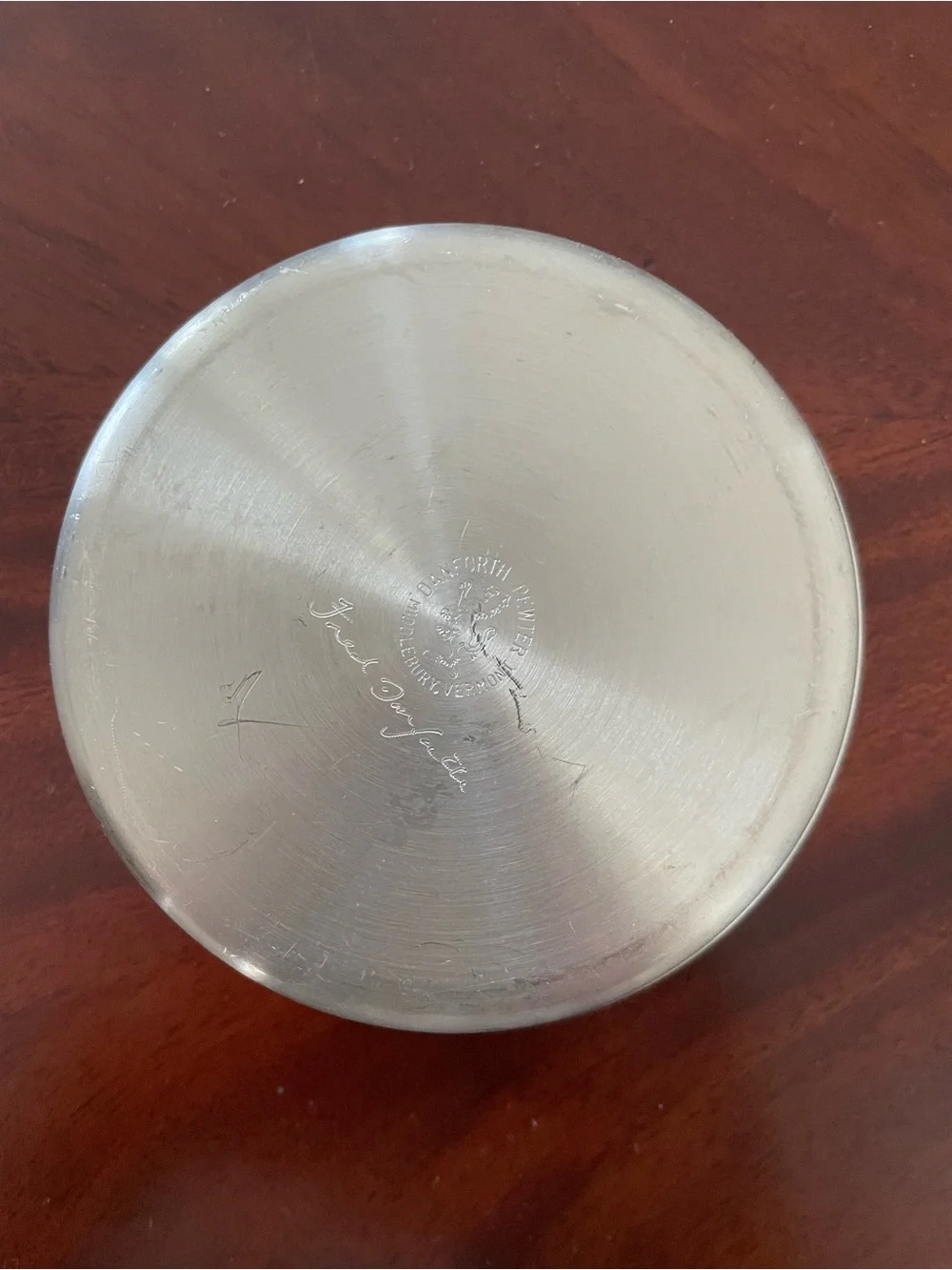 Danforth Sonoma Pewter Wine Coaster